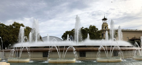 Der Font M&agrave;gic in Barcelona